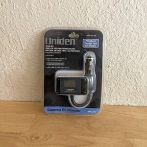 Uniden Black Gooseneck FM Transmitter Car Stereo Receiver